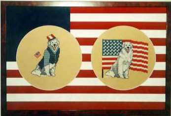 Uncle Sam & US Flag Pyrenees