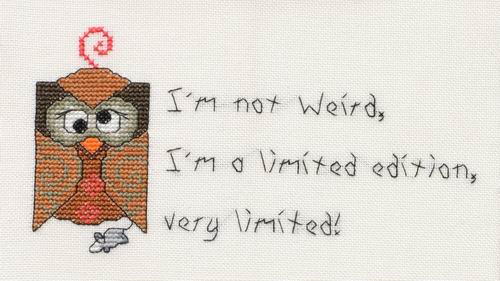 I'm Not Weird, I'm a Limited Edition